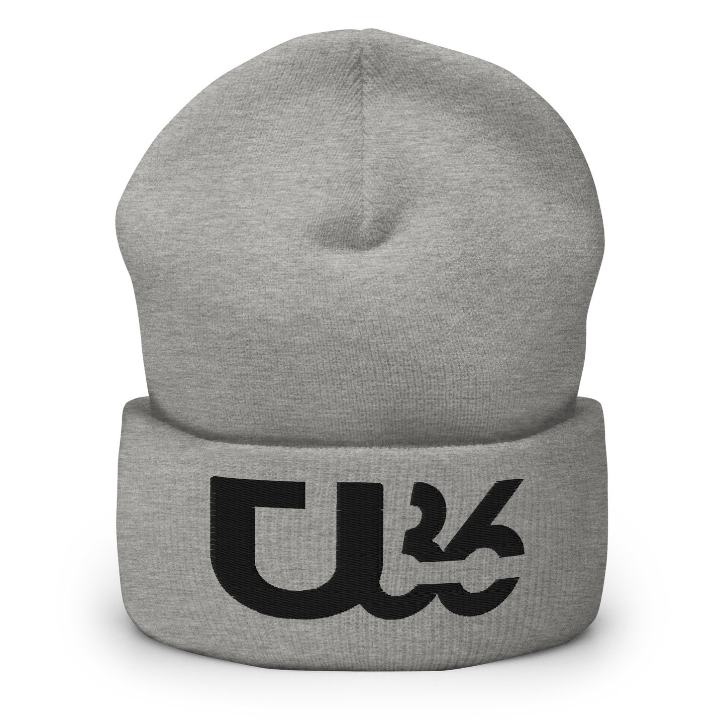 U36 Heather/Black BEANIE