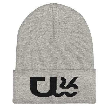 U36 Heather/Black BEANIE