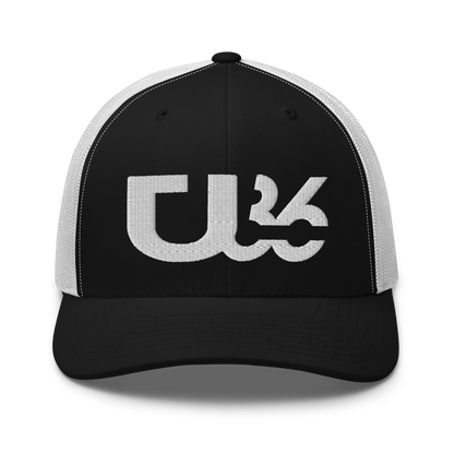 U36 White/Black/White HAT