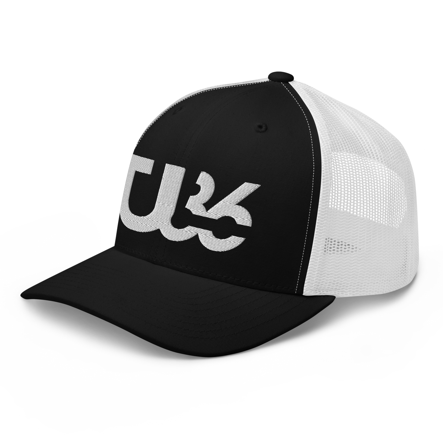 U36 White/Black/White HAT