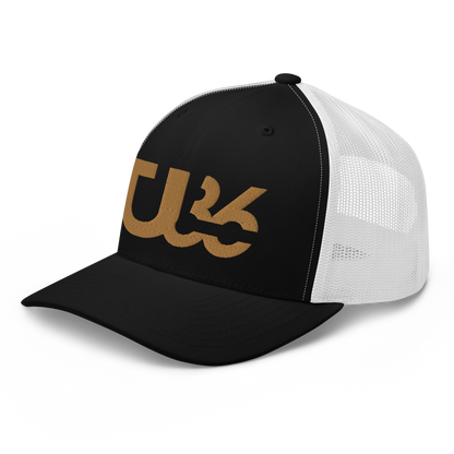 U36 White/Black/Old Gold HAT