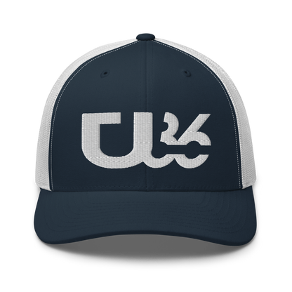 U36 White/Navy/White HAT