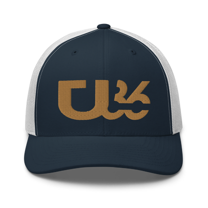 U36 White/Navy/Old Gold HAT