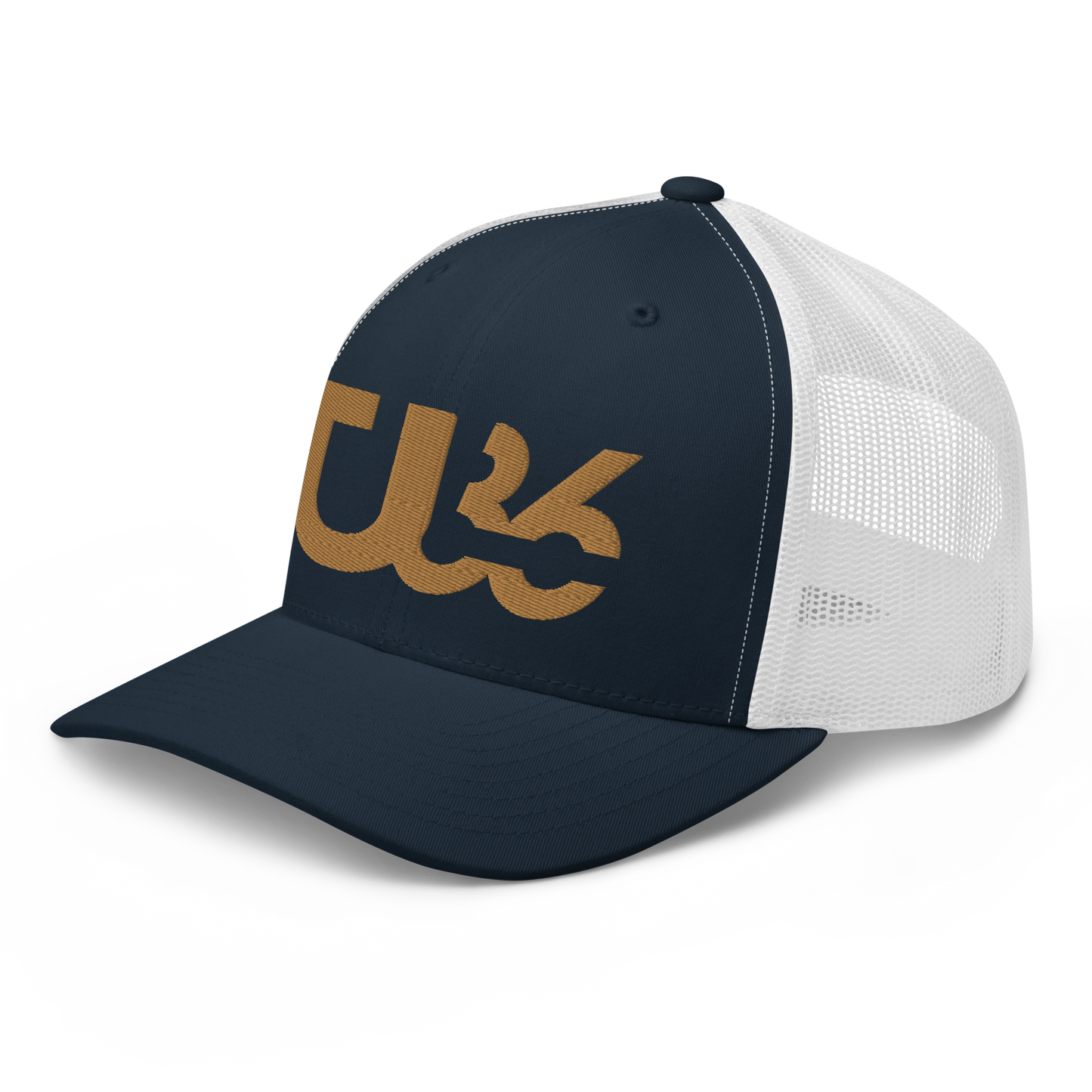 U36 White/Navy/Old Gold HAT